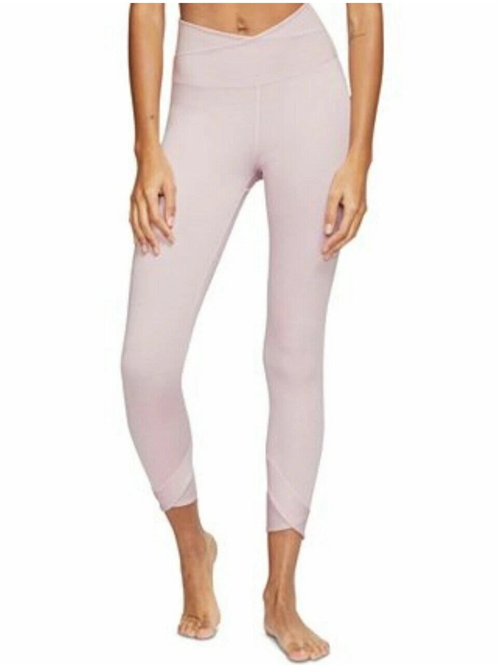 Women's Nike Yoga Wrap 7/8 Pink Tights DB4478 516 Size Large